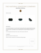 1.71 Ct. Spinel from Ceylon (Sri Lanka) Appraisal