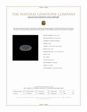 2.09 Ct. Multi Color Crystal Opal (Jelly Opal) from Australia Scan Report