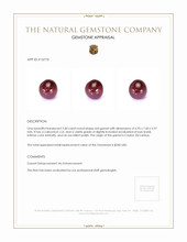 3.00 Ct. Cabochon Garnet from Ceylon (Sri Lanka) Appraisal