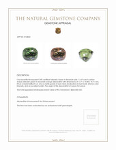 11.70 Ct. Alexandrite from Ceylon (Sri Lanka) Appraisal