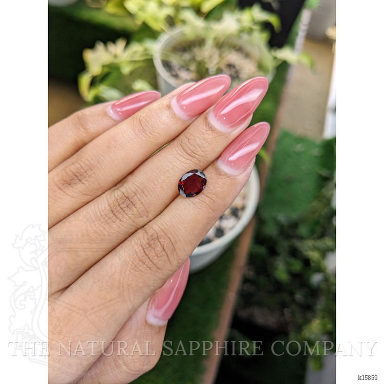 1.95 Ct. Garnet from Ceylon (Sri Lanka)