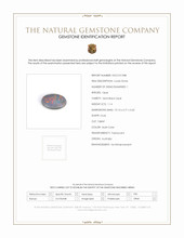 1.14 Ct. Semi-Black Opal from Australia Scan Report