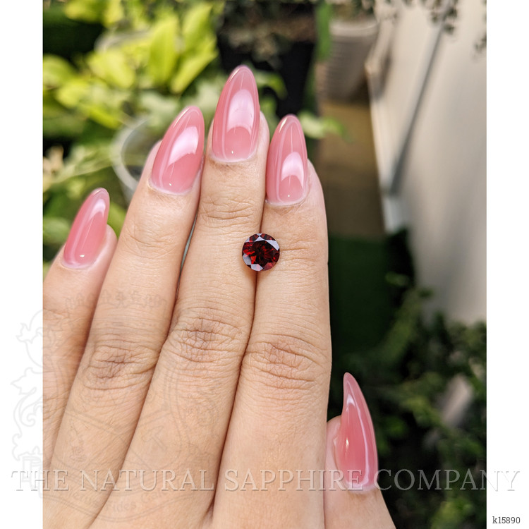 2.06 Ct. Almandine Garnet from Ceylon (Sri Lanka)