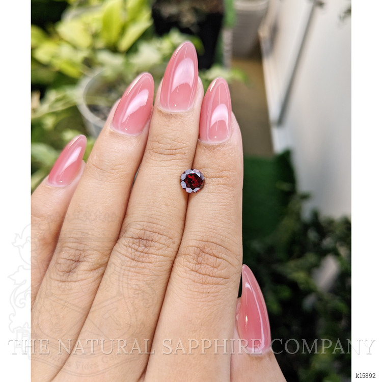 1.27 Ct. Almandine Garnet from Ceylon (Sri Lanka)