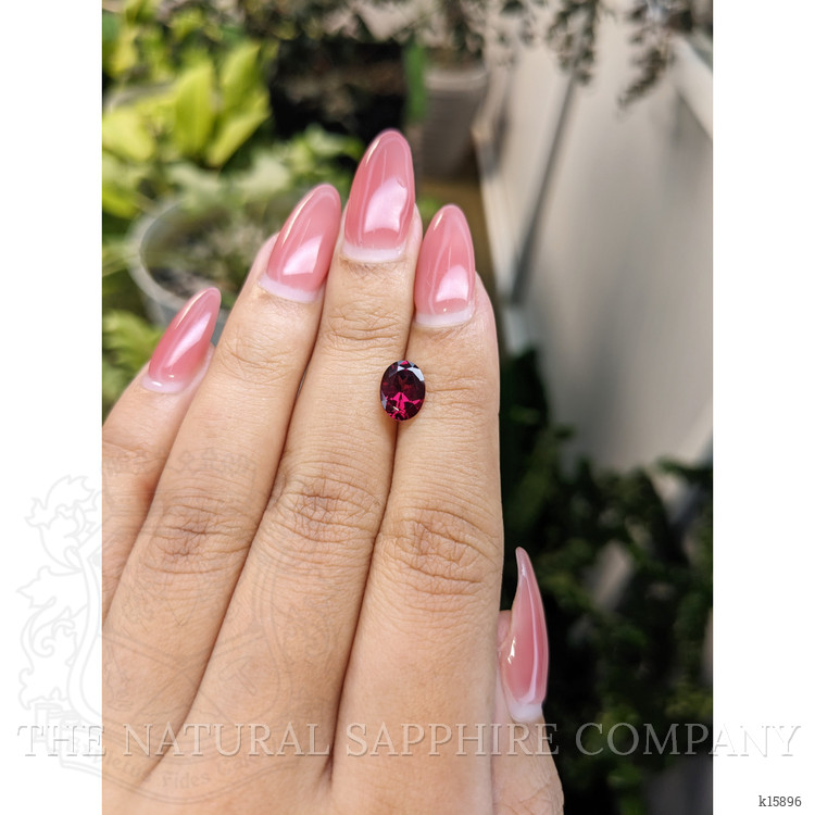 1.75 Ct. Rhodolite Garnet from Ceylon (Sri Lanka)
