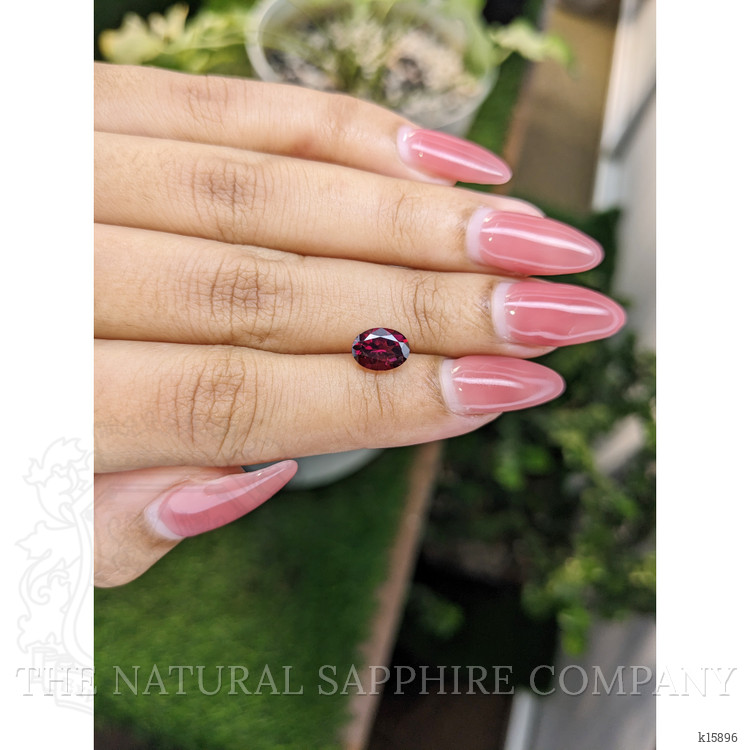 1.75 Ct. Rhodolite Garnet from Ceylon (Sri Lanka)