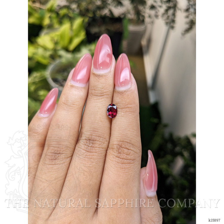 1.14 Ct. Rhodolite Garnet from Ceylon (Sri Lanka)
