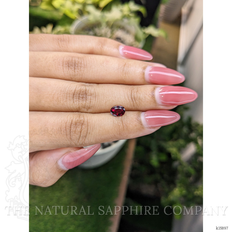 1.14 Ct. Rhodolite Garnet from Ceylon (Sri Lanka)