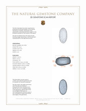 0.83 Ct. Semi-Black Opal from Australia 3 D Scan Report