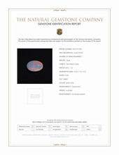 1.12 Ct. Semi-Black Opal from Australia Scan Report