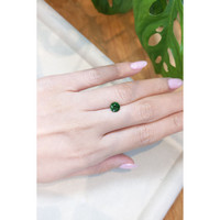 0.91 Ct. Tsavorite Garnet from Madagascar Life Style
