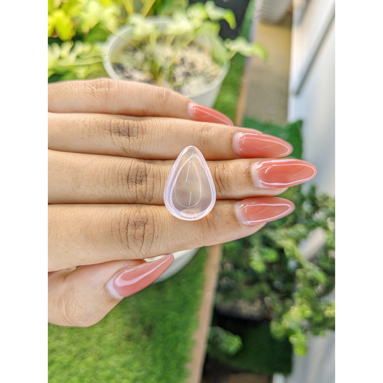 14.96 Ct. Cabochon Rose Quartz from Brazil