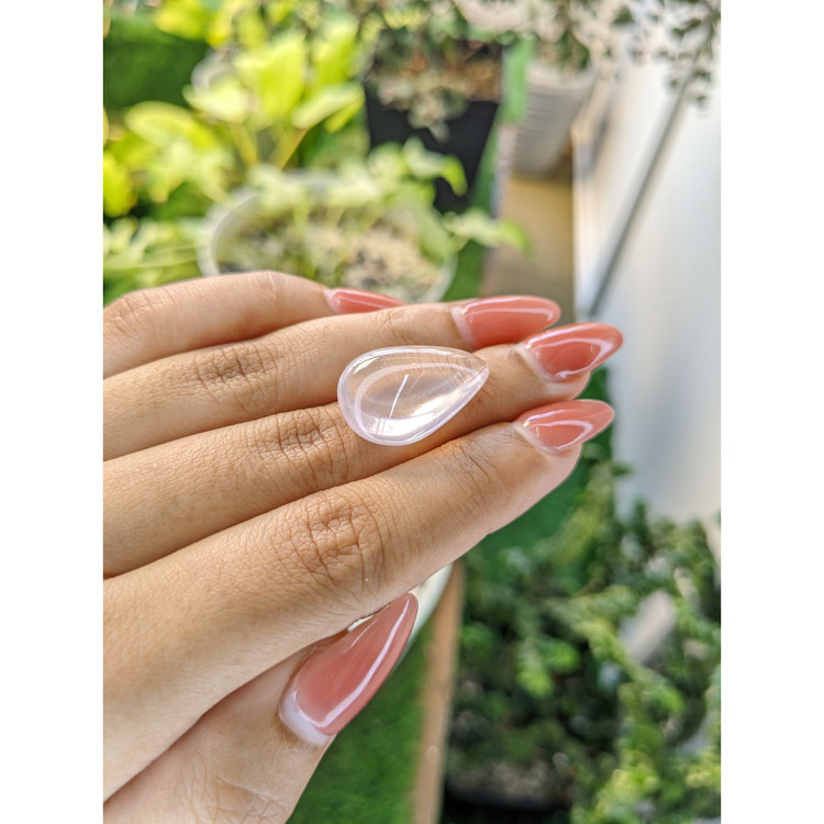 14.96 Ct. Cabochon Rose Quartz from Brazil