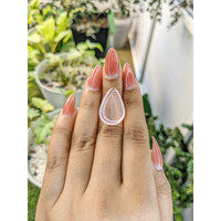 14.96 Ct. Cabochon Rose Quartz from Brazil Life Style