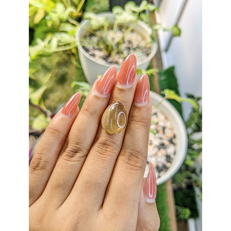 9.29 Ct. Cabochon Smokey Quartz from Brazil