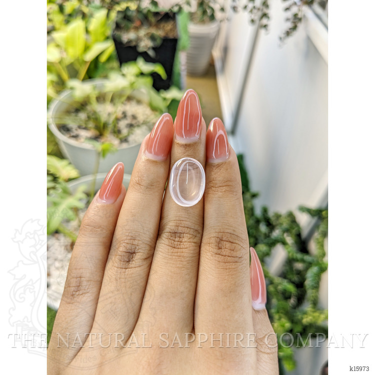 8.26 Ct. Cabochon Rose Quartz from Brazil
