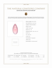 1.85 Ct. Pink Cabochon Rose Quartz from Brazil Scan Report