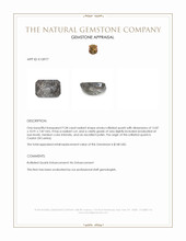 9.28 Ct. Smoky Rutilated Quartz from Ceylon (Sri Lanka) Appraisal