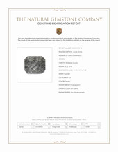 5.06 Ct. Smoky Rutilated Quartz from Ceylon (Sri Lanka) Scan Report