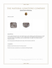 4.87 Ct. Smoky Rutilated Quartz from Ceylon (Sri Lanka) Appraisal