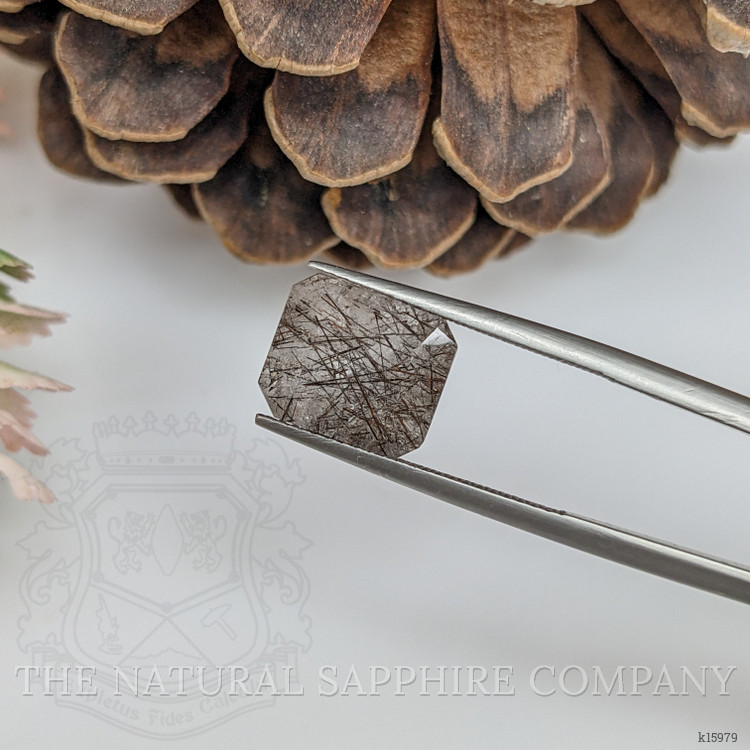 4.87 Ct. Rutilated Quartz from Ceylon (Sri Lanka)