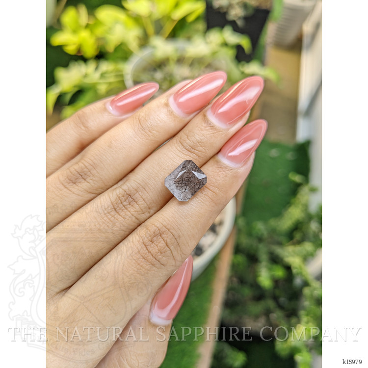 4.87 Ct. Rutilated Quartz from Ceylon (Sri Lanka)