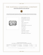 4.27 Ct. White Rutilated Quartz from Ceylon (Sri Lanka) Scan Report