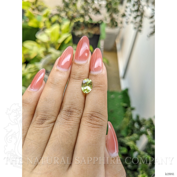 1.85 Ct. Chrysoberyl from Ceylon (Sri Lanka)