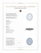 1.40 Ct. White Opal from Australia 3 D Scan Report