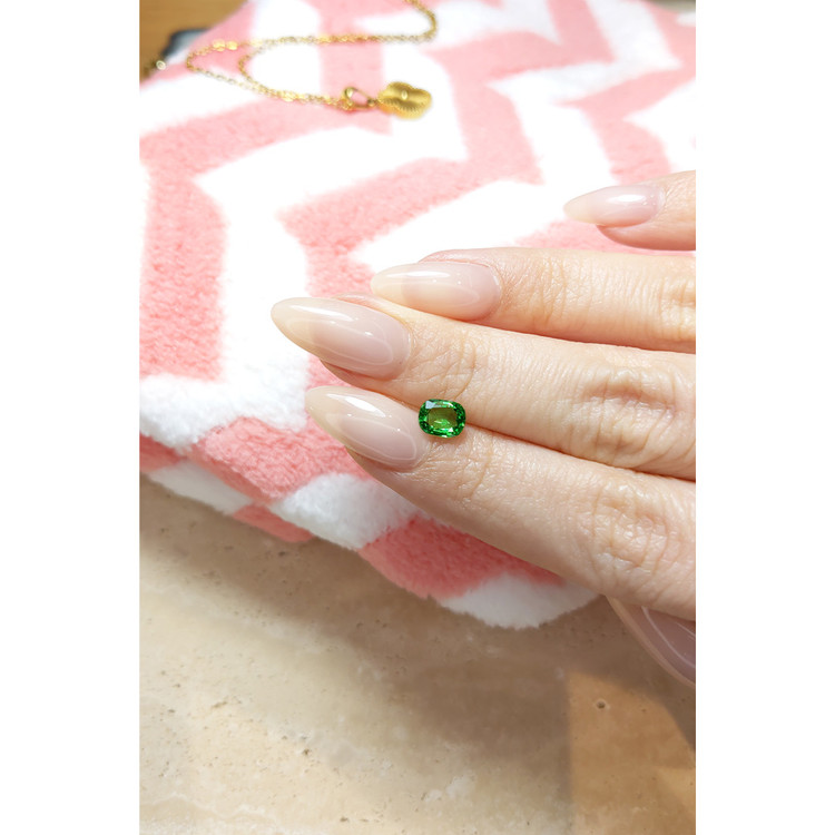 1.01 Ct. Tsavorite Garnet from East Africa