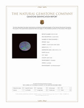1.17 Ct. Multi Color Crystal Opal (Jelly Opal) from Australia Scan Report