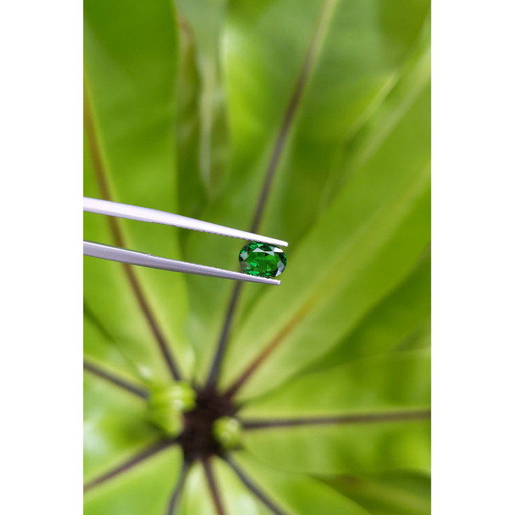 0.96 Ct. Tsavorite Garnet from East Africa