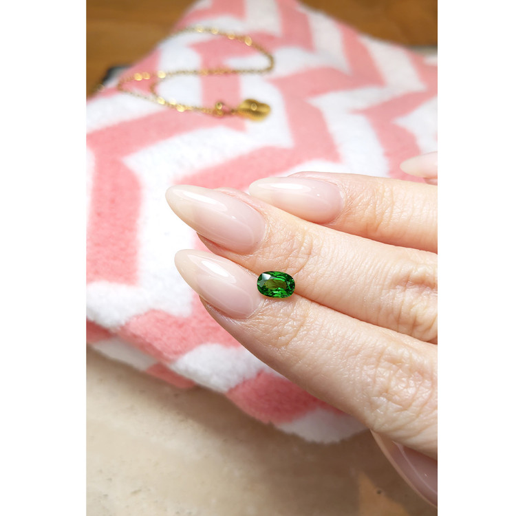 1.05 Ct. Tsavorite Garnet from East Africa