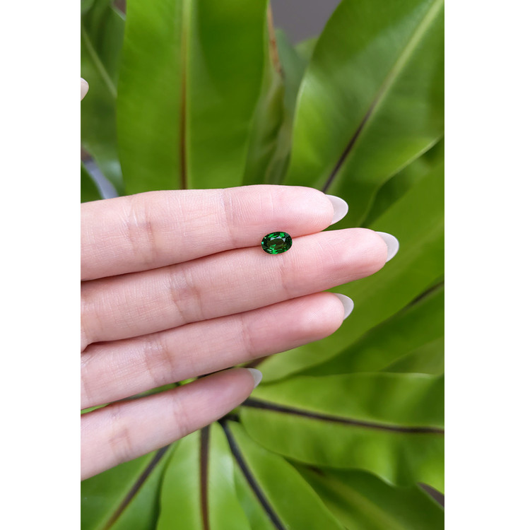 0.94 Ct. Tsavorite Garnet from East Africa