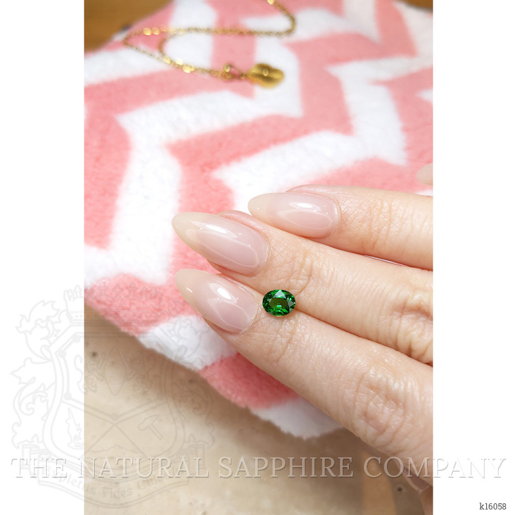 0.85 Ct. Tsavorite Garnet from East Africa