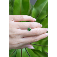 1.06 Ct. Tsavorite Garnet from East Africa Life Style