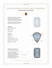 3.37 Ct. Moonstone from Russia 3 D Scan Report