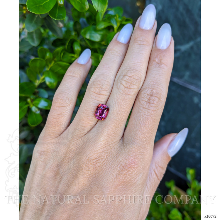 3.14 Ct. Pink Malaya Garnet from Tanzania