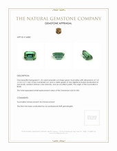 1.55 Ct. Tourmaline from Brazil Appraisal