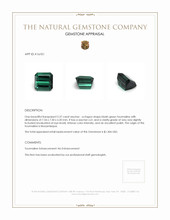 2.37 Ct. Tourmaline from Mozambique Appraisal
