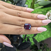 12.29 Ct. Rhodolite Garnet from Tanzania Life Style