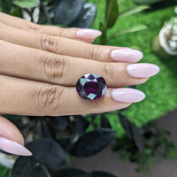 14.74 Ct. Rhodolite Garnet from Tanzania Life Style