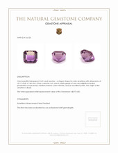 5.45 Ct. Bi Color Ametrine from Brazil Appraisal