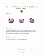 5.45 Ct. Ametrine from Brazil Appraisal