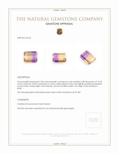 3.40 Ct. Ametrine from Brazil Appraisal