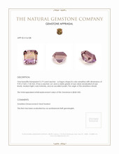 5.19 Ct. Ametrine from Brazil Appraisal