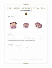 5.19 Ct. Ametrine from Brazil Appraisal