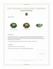 1.51 Ct. Alexandrite from Ceylon (Sri Lanka) Appraisal