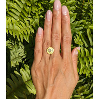 9.94 Ct. Cabochon Chrysoberyl from Ceylon (Sri Lanka) Life Style