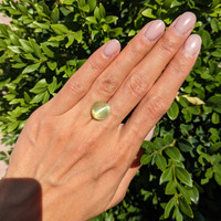 9.94 Ct. Cabochon Chrysoberyl from Ceylon (Sri Lanka) Life Style